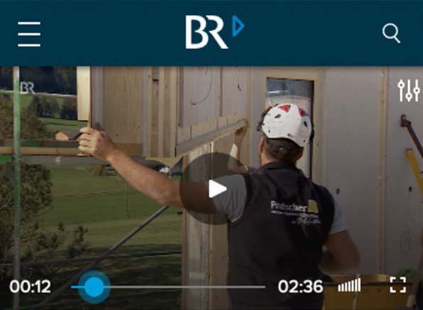 Bayerische Rundfunk berichtet vom höchsten Hochhaus aus Holz